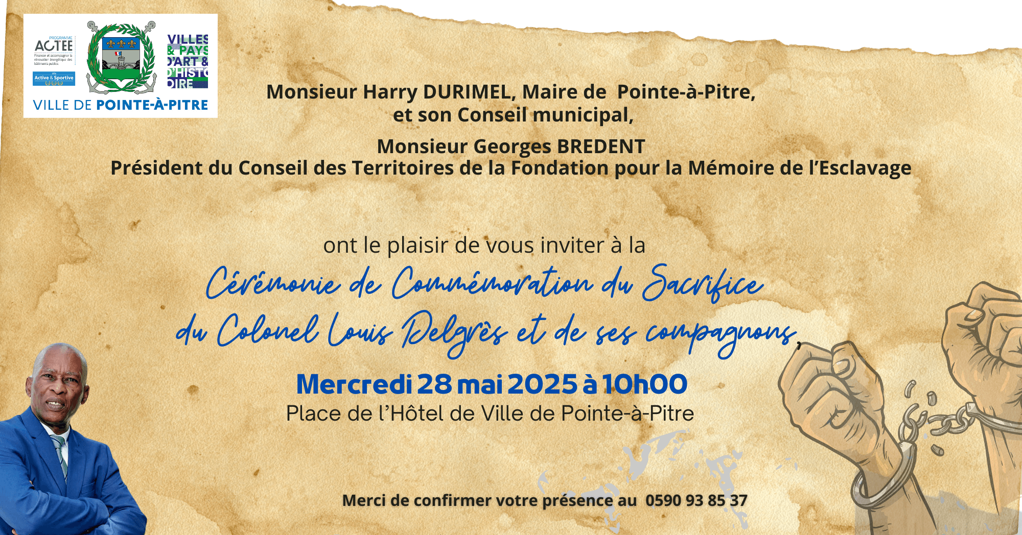 Commémoration du Sacrifice du Colonel Louis DELGRES et de ses compagnons 